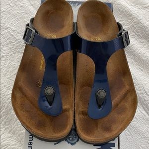 Birkenstock Gizeh Patent Leather Sz 37
